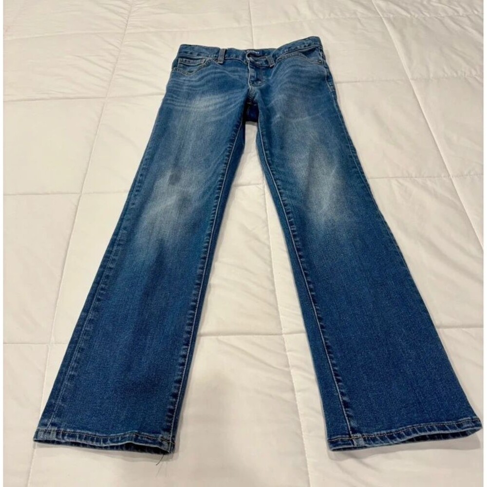 Boys Old Navy Size 12 Straight Leg Adjustable Waistband Jeans